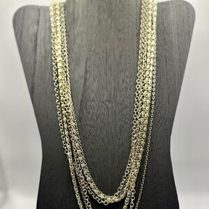 ✨ Layered Gold-Tone Chain Necklace ✨